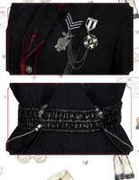 Military Officer ~ Gothic Military Uniform Vintage Long Sleeve Lolita Dress Full Set