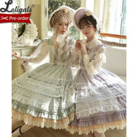 Blooming Camellias ~ Sweet Bishop Sleeve Lolita Blouse by Alice Girl ~ Pre-order