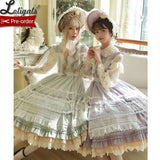 Blooming Camellias ~ Sweet Bishop Sleeve Lolita Blouse by Alice Girl ~ Pre-order