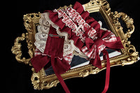 Pre-order ~ Cherry & Rabbit ~ Sweet Ruffled Lolita Headpiece by Alice Girl