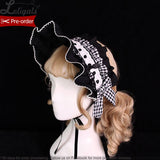 Pre-order ~ Margaery's Afternoon Tea ~ Classic Plaid Lolita Bonnet by Alice Girl
