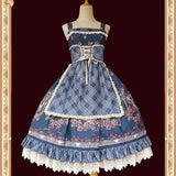 Miss Red ~ Sweet Printed Lolita JSK Dress by Infanta