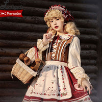 Pre-order ~ Cherry & Rabbit ~ Sweet Ruffled Lolita Headpiece by Alice Girl