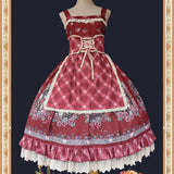 Miss Red ~ Sweet Printed Lolita JSK Dress by Infanta