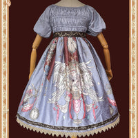 Ring Bells Far Away ~ Sweet High Waist Lolita OP Dress by Infanta