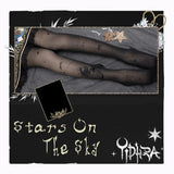 Stars On The sky Lolita ~ Sweet Lolita Tights Sheer Summer Pantyhose by Yidhra