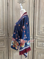 Fortune Cat ~ Japanese Style Kimono Cardigan by Alice Girl ~ Pre-order