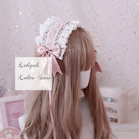 The Goddess of Love ~ Sweet Lolita Headband Ruffled Lace Hairband with Clip