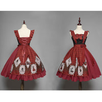 Nobody Lives ~Sweet Checkered Lolita JSK Dress by Magic Tea Party