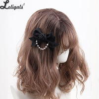 Sweet Black Mini Top Hat Cute Lolita Headpiece