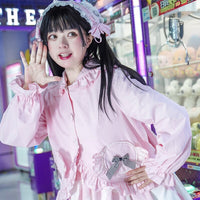 Sweet Candy ~ Lovely Bunny Ear Hooded Women's Jacket