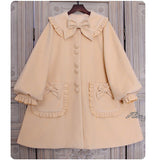 Pre-order Lolita Coat ~ Good Girl ~ Sweet Single Breasted Long Winter Coat by Alice Girl