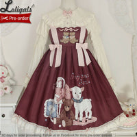 Pre-order ~ Sheep & Bear ~ Sweet Casual Lolita JSK Dress by Alice Girl