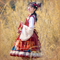 Colorful World ~ Retro Chinese Style Qi Wa Lolita Dress by YLF