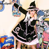 Gothic Lolita Dress ~ Magic House ~ Pointed Collar Long Sleeve Halloween Costume