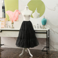 Long Hoopless Lolita Petticoat Mesh Casual Cosplay Underskirt
