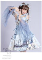 Peony Pavilion ~ Vintage Qi Style Lolita Dress Hanfu Costume by YLF