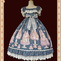The Cake Salon ~ Sweet Lolita JSK Dress Empire Chiffon Dress by Infanta