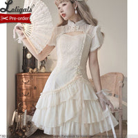 Pre-order ~ The Princess ~ Vintage Qi Lolita Dress Short Sleeve Party Dress by Alice Girl