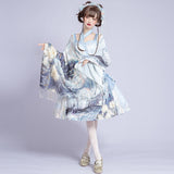 Peony Pavilion ~ Vintage Qi Style Lolita Dress Hanfu Costume by YLF