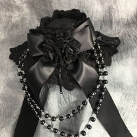 Gothic Mini Top Hat Black Fascinator Headpiece for Halloween
