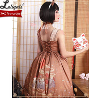 Rainy & Sunny Day ~ Kimono Style Lolita JSK Dress by Magic Tea Party