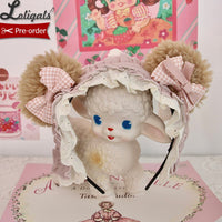 Pre-order ~ Sheep & Bear ~ Lovely Bear Ear Lolita KC by Alice Girl