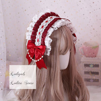 The Letter from Cat ~ Gorgeous Lolita Headband Sweet Mori Girl Headpiece