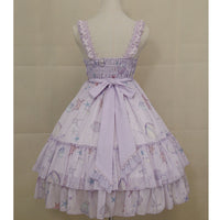 Star Fish & Shells ~ Sweet Printed Lolita JSK Dress Sleeveless Midi Party Dress