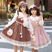 Snowball & Cat ~ Sweet Casual Lolita JSK Dress