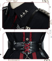 Military Officer ~ Gothic Military Uniform Vintage Long Sleeve Lolita Dress Full Set
