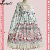 Tea Party in Forest ~ Sweet Printed Long Sleeve Lolita Dress by Infanta