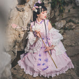 Fish in Dream ~ 2020 Qi Style Lolita Dress w. Detachable Sleeves by Magic Tea Party