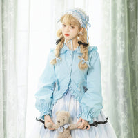 Sweet Candy ~ Lovely Bunny Ear Hooded Women's Jacket