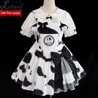 Pre-order ~ Sweet Milk ~ Printed Lolita Mini JSK Dress by Alice Girl