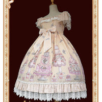 The Cake Salon ~ Sweet Lolita JSK Dress Empire Chiffon Dress by Infanta