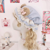 Pre-order ~ Sheep & Bear ~ Lovely Beret Hat by Alice Girl
