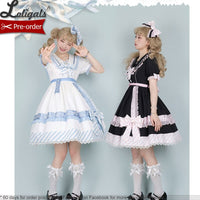 Letter from Summer ~ Sweet Short Sleeve Lolita Dress by Alice Girl ~ Pre-order