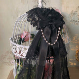 The Princess of Sea ~ Heart Style Lolita Headdress w. Veil by Alice Girl ~ Pre-order