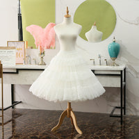 Super Puffy Lolita Petticoat Lace Ruffled Underskirt Cosplay Crinoline