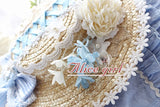 Sunflower ~ Sweet Lolita Straw Hat Beautiful Sunhat by Alice Girl ~ Pre-order