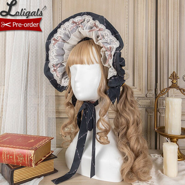 Lady's Room ~ Sweet Lolita Bonnet Hat by Alice Girl ~ Pre-order