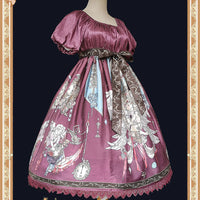 Ring Bells Far Away ~ Sweet High Waist Lolita OP Dress by Infanta