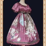 Ring Bells Far Away ~ Sweet High Waist Lolita OP Dress by Infanta