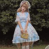 Flowers Museum ~ Sweet Printed Lolita JSK Dress Elegant Party Dress