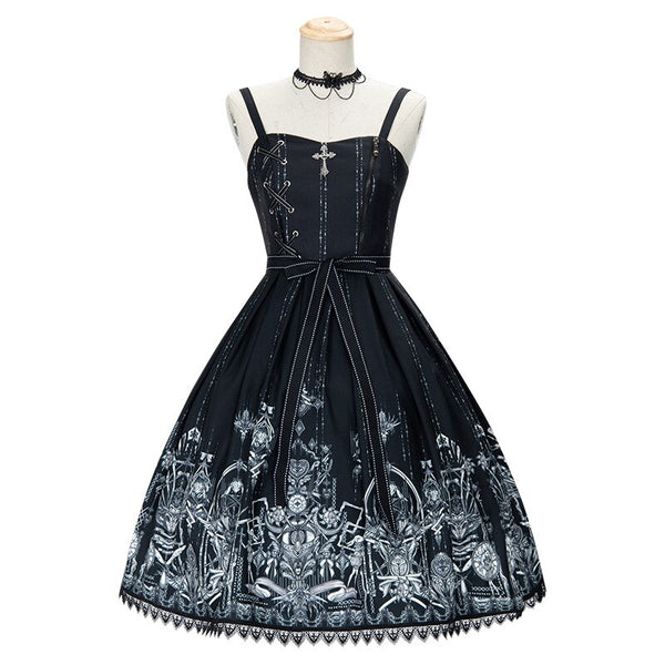 The Evil Eye ~ Gothic Lolita JSK Dress Sleeveless Party Dress