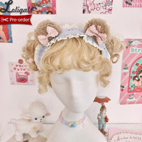 Pre-order ~ Sheep & Bear ~ Lovely Bear Ear Lolita KC by Alice Girl