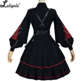 Military Officer ~ Gothic Military Uniform Vintage Long Sleeve Lolita Dress Full Set
