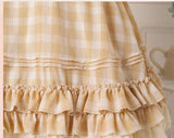 The Rhine River ~ Classic Sailor Collar Long Sleeve Plaid Lolita Dress by Strawberry Witch