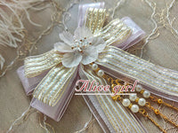 Butterfly's Whispering ~ Sweet Lolita Bow Hairpin by Alice Girl ~ Pre-order
